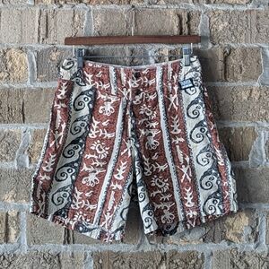 Vintage 80s Tavarua Fiji Funky Shorts Size 28 100% Cotton